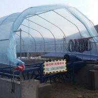 養(yǎng)豬場糞便無害化處理設(shè)備—發(fā)酵床翻耙機(jī)尺寸定制